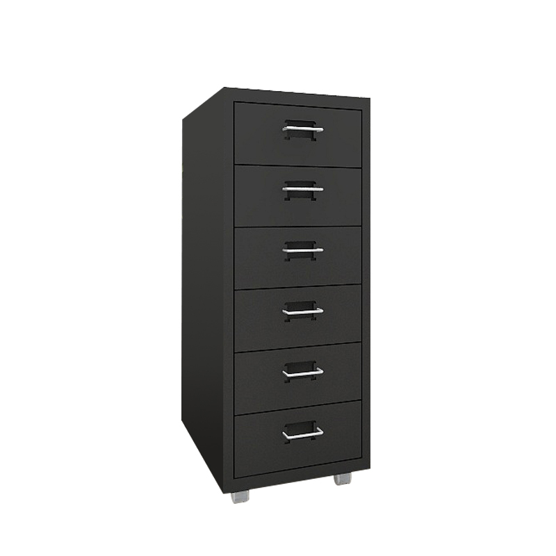 D-D6 6 Drawer Vertical Mobile File Cabinet