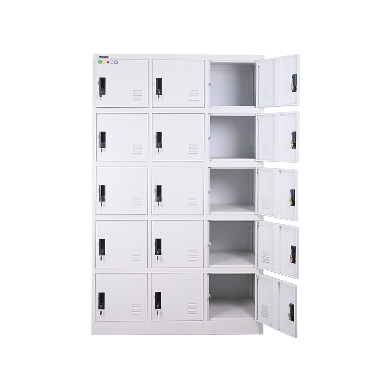 Five Tiers 15 Doors Metal Locker