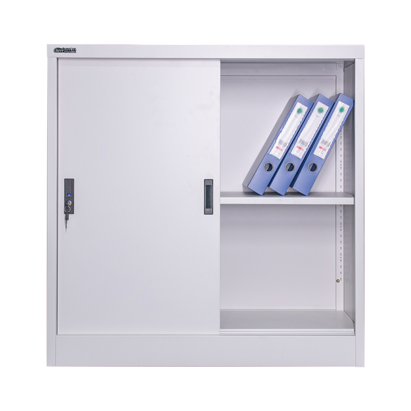 Low Sliding Door Steel Cabinet