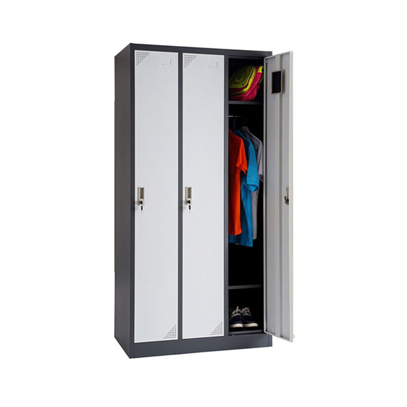 Single Tier 3 Doors Metal Locker