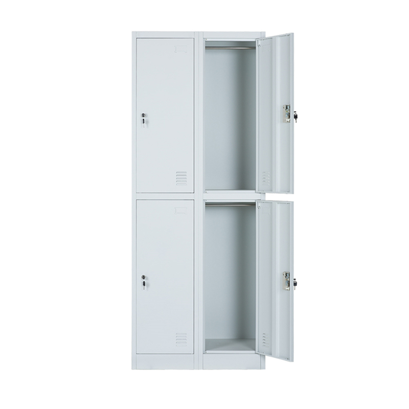 Two Tiers 4 Doors Metal Locker