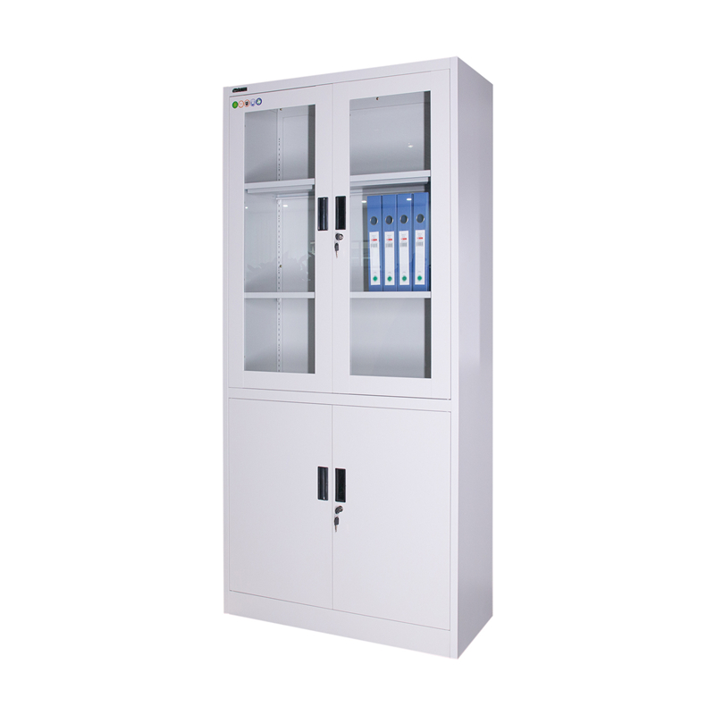 Up Swing Glass Door Steel Cabinet