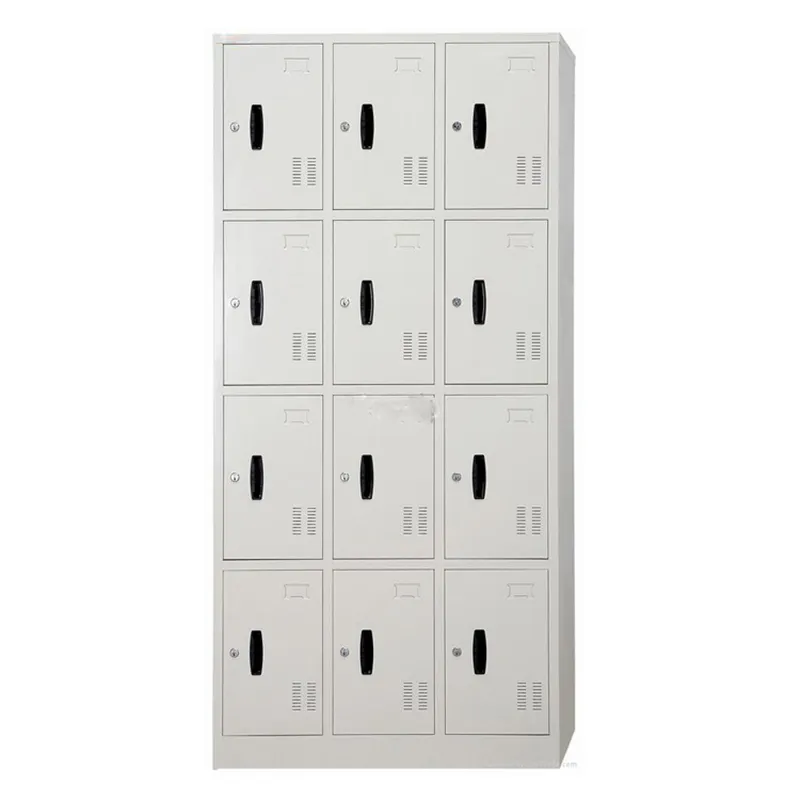 Four Tiers 12 Doors Metal Locker